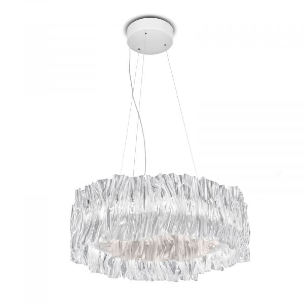  Slamp Slamp Accordéon Led Hanging Light, White 2,700 k 