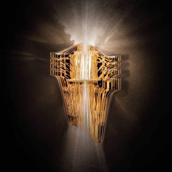  Slamp Slamp Aria Designer Wall Light, Gold 