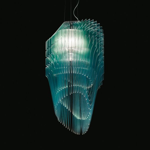  Slamp Slamp Avia Edition M Turquoise Hanging Light 