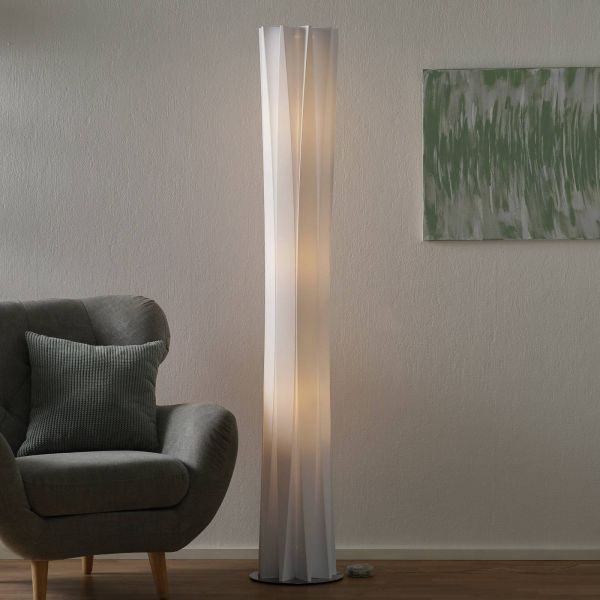  Slamp Slamp Bach Floor Lamp, Height 184 Cm, White 