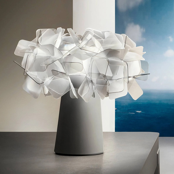  Slamp Slamp Clizia Led Rechargeable Table Lamp, Smoke Grey, Dimmable 