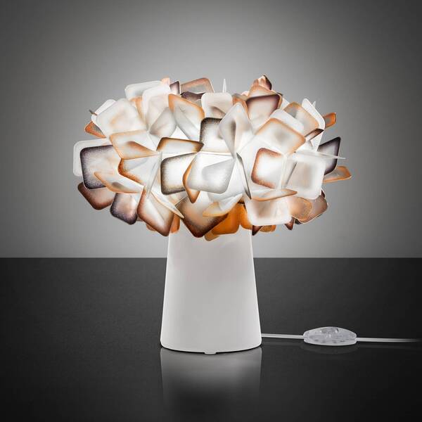  Slamp Slamp Clizia Table Lamp, White/orange 
