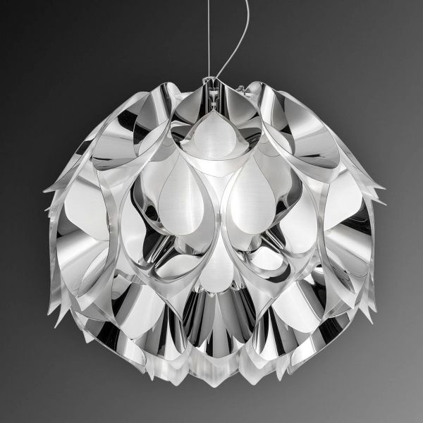  Slamp Slamp Flora - Designer Hanging Light, Silver 50 Cm 