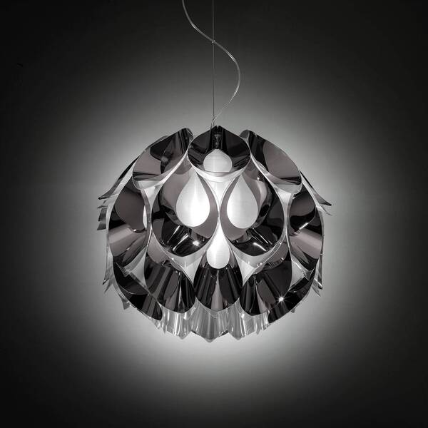  Slamp Slamp Flora M Designer Pendant Light, Pewter 