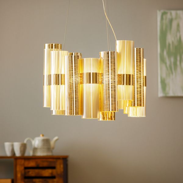  Slamp Slamp La Lollo M Led Hanging Light, Gold 