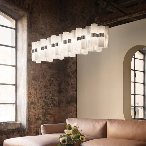  Slamp Slamp Led Hanging Light La Lollo, White, 140 Cm 