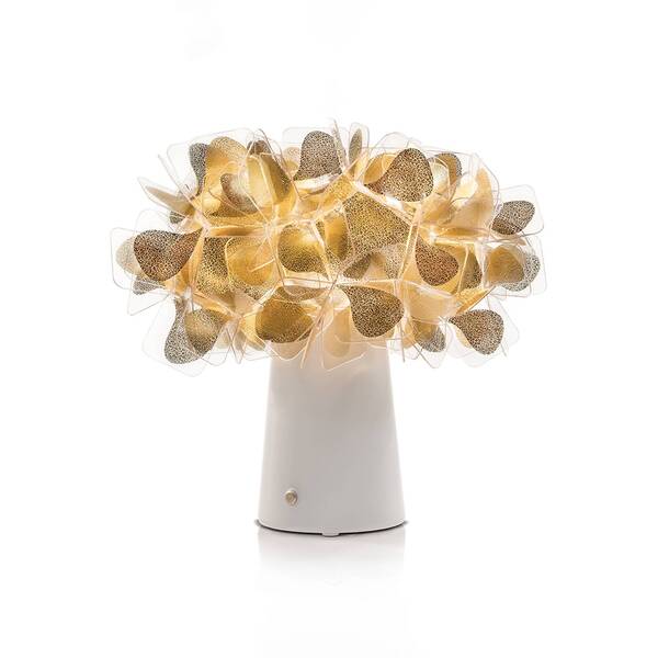  Slamp Slamp Led Rechargeable Table Lamp Clizia Mama Non Mama Gold/white 