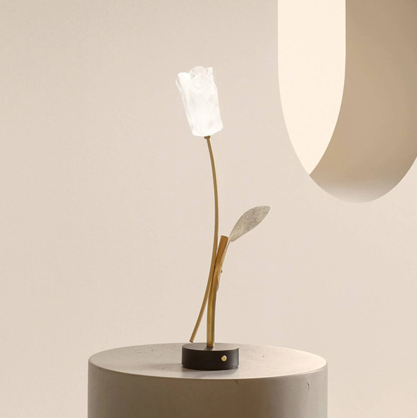  Slamp Slamp Led Table Lamp Tulip, Black Base 