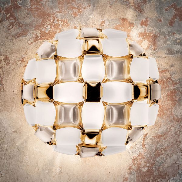  Slamp Slamp Mida Wall Light, 50 Cm White And Gold 