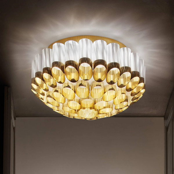  Slamp Slamp Odeon Ceiling Light, Gold, ø 65 Cm 