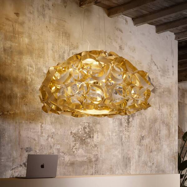  Slamp Slamp Quantica Hanging Light, Gold-coloured, ø 120 Cm 