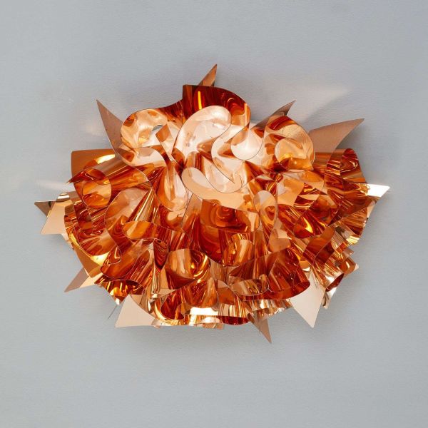  Slamp Slamp Veli Designer Ceiling Light, ø 53 Cm, Copper 