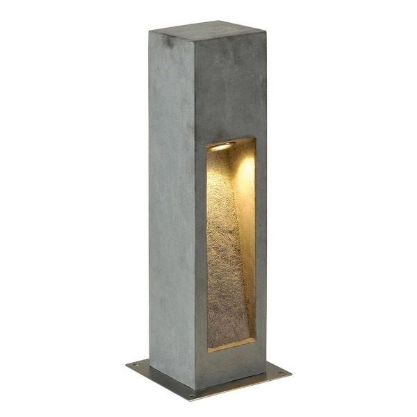  Slv Slv Arrock Stone Led Pedestal Light Made Of Natural Stone 