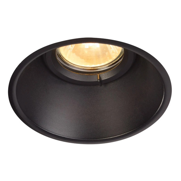  Slv Slv Horn-o Recessed Light Black 