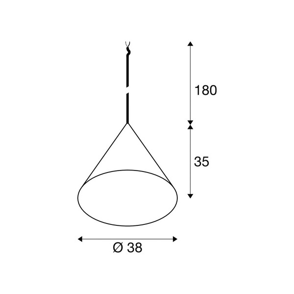  Slv Slv Magico Hanging Light, ø 38 Cm, Matt White, Metal 