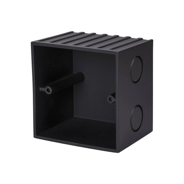  Slv Slv Mobala Recessed Box, Width 8 Cm, Black, Plastic 