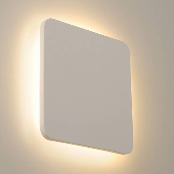  Slv Slv Plastra Led Wall Light Made Of Plaster Angular 30x30cm 