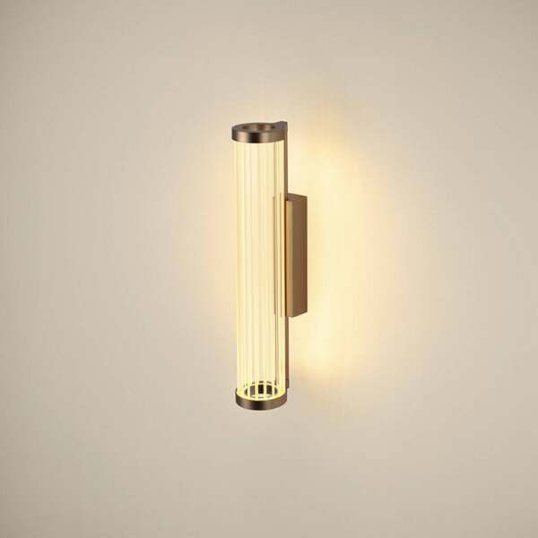  Slv Slv Quimera Led Wall Lamp, Copper-coloured, Height 41 Cm, Cct 