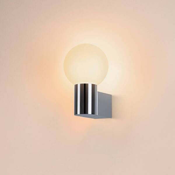  Slv Slv Varyt Bathroom Wall Light, Chrome, Aluminium, Width 12 Cm 