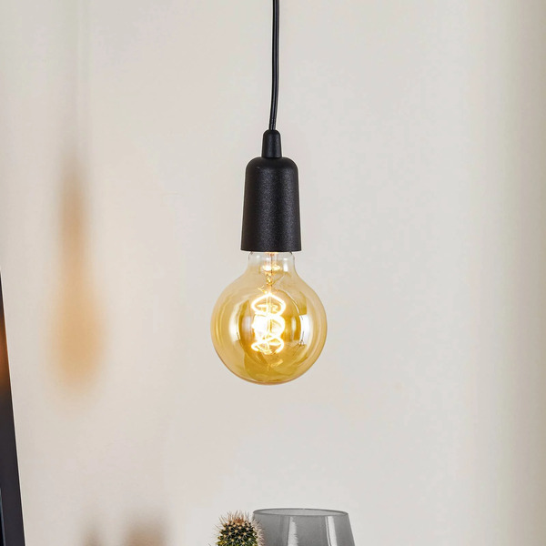  Sollux Lighting Sollux Lighting Brasil Pendant Light, Black, 1-bulb 