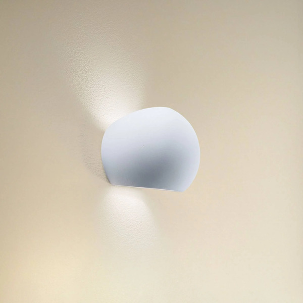  Sollux Lighting Sollux Lighting Bullet Up/down Wall Light In White Ceramic 
