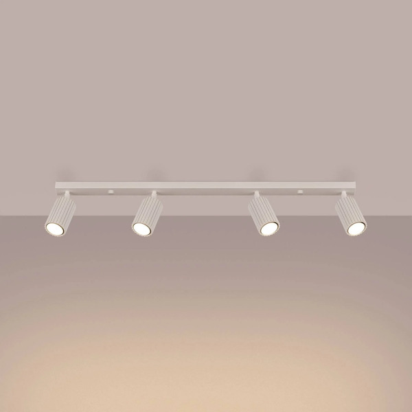  Sollux Lighting Sollux Lighting Carbon Downlight, Beige, Length 81 Cm, Aluminium, 4-bulb. 