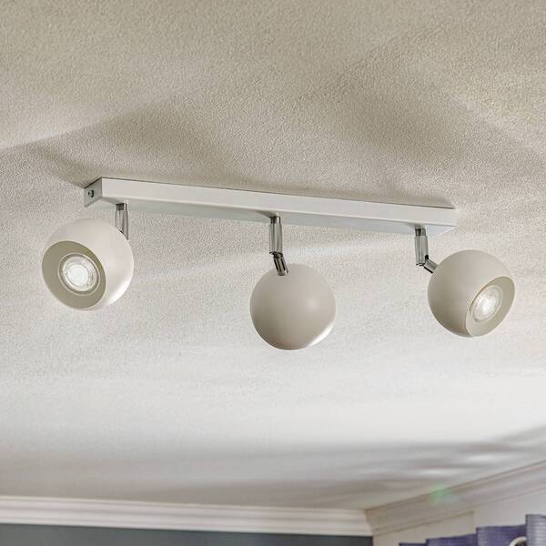  Sollux Lighting Sollux Lighting Flame Ceiling Spotlight In White, 3-bulb 