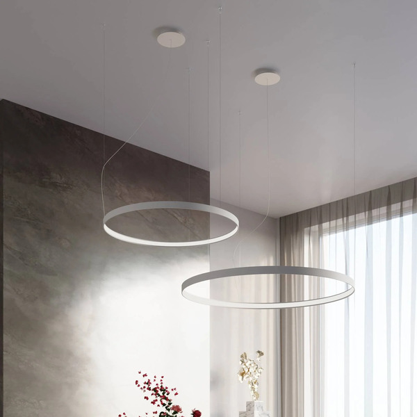 Sollux Lighting Sollux Lighting Rio 78 Led Pendant Light, Horizontal, 3,000 K, White 