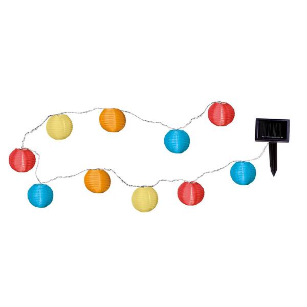  Star Trading Star Trading Colourful Led Solar String Light With 10 Lampions 