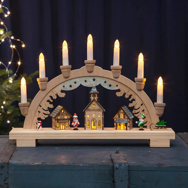  Star Trading Star Trading Dassel Led Candle Arch 