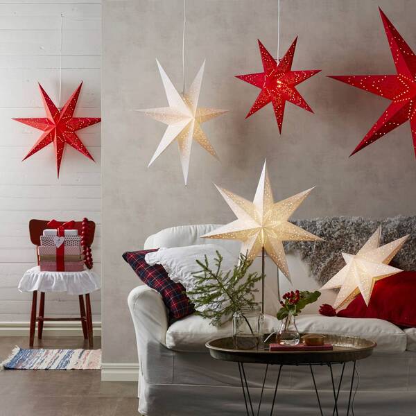  Star Trading Star Trading Delicately Patterned Paper Star Sensy, Hanging 