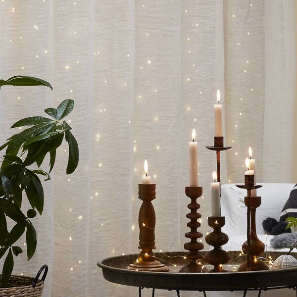  Star Trading Star Trading Dew Drop Led Curtain Light, Height 100 Cm 