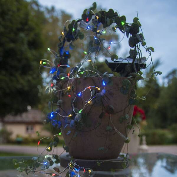  Star Trading Star Trading Dew Drop Led Solar String Lights, Multicoloured 