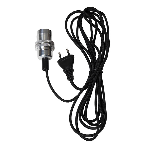  Star Trading Star Trading Fade E14 Socket With Cable, Silver-coloured 