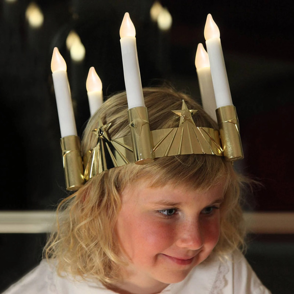  Star Trading Star Trading Five-light St Lucy's Crown W. Leds 
