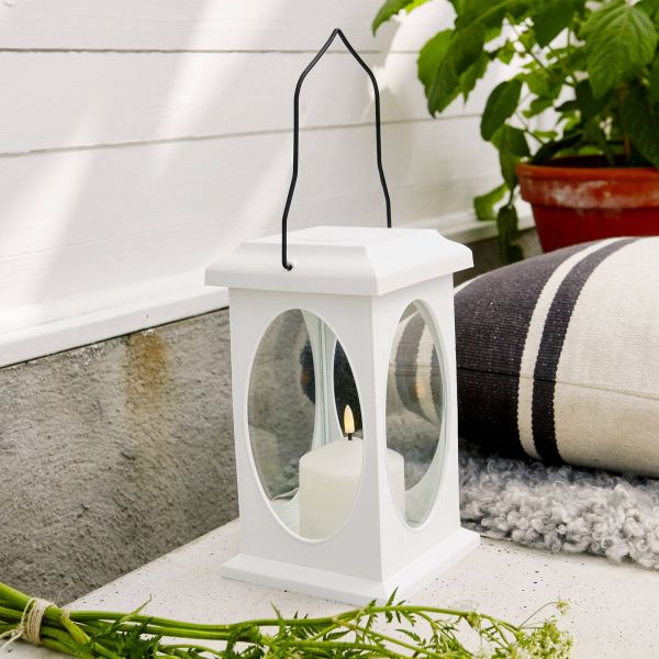  Star Trading Star Trading Flame Decorative Light, Lantern Shape, White 