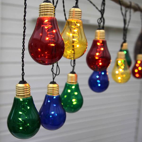  Star Trading Star Trading Glow Led String Lights, 10 Colourful Light Sources 