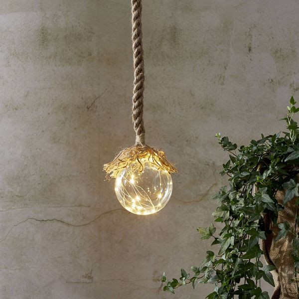  Star Trading Star Trading Jutta Led Decorative Light, Glass Sphere ø 10 Cm 