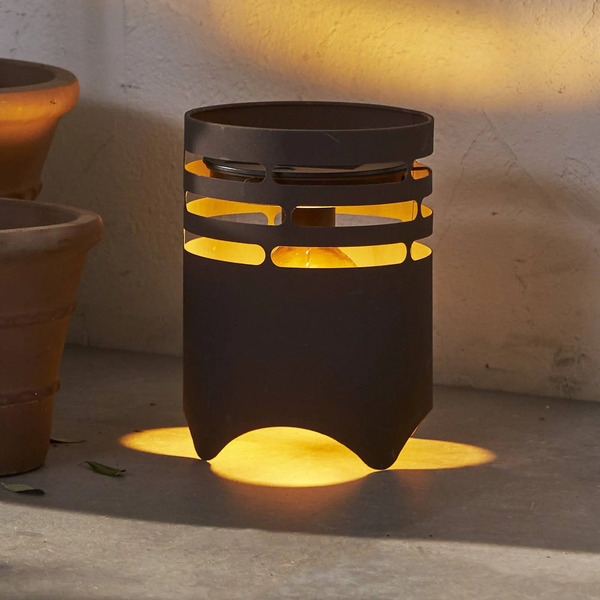  Star Trading Star Trading Led Solar Light Marron, Height 25 Cm, Brown, Metal, Usb-c 