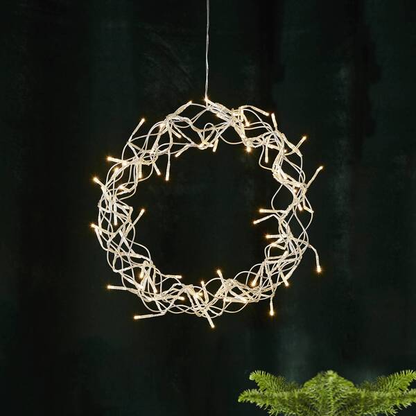  Star Trading Star Trading Led Wreath Curly, Warm White, ø 30 Cm 