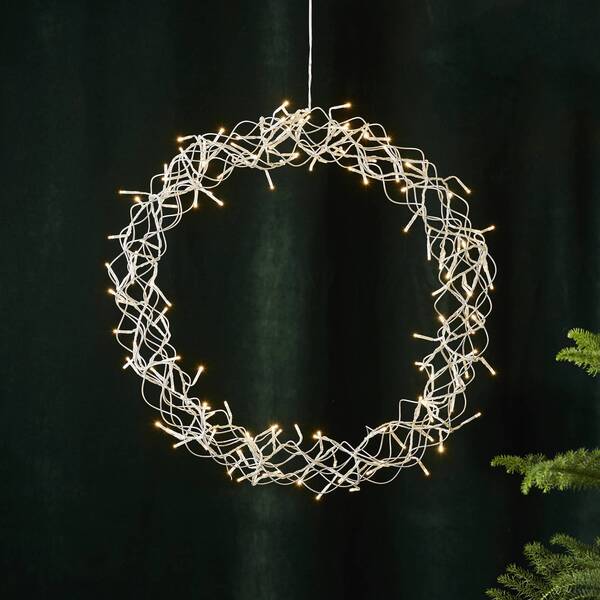  Star Trading Star Trading Led Wreath Curly, Warm White, ø 50 Cm 