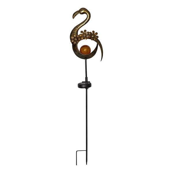 Star Trading Star Trading Melilla Bird Led Solar Light, Flamingo Shape 