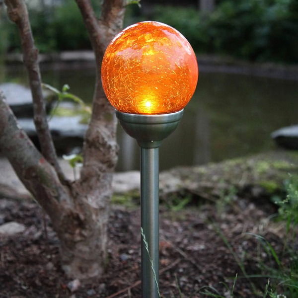  Star Trading Star Trading Roma - Solar Ground Spike Light With Amber Led 