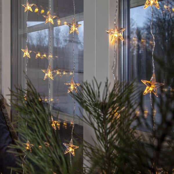  Star Trading Star Trading Star Curtain Led Curtain Light, 30 Lights 