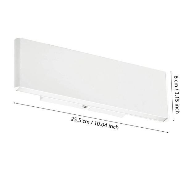  Stars Of Light Eglo Stars Of Light Led Wall Light Climene, White, Aluminium 