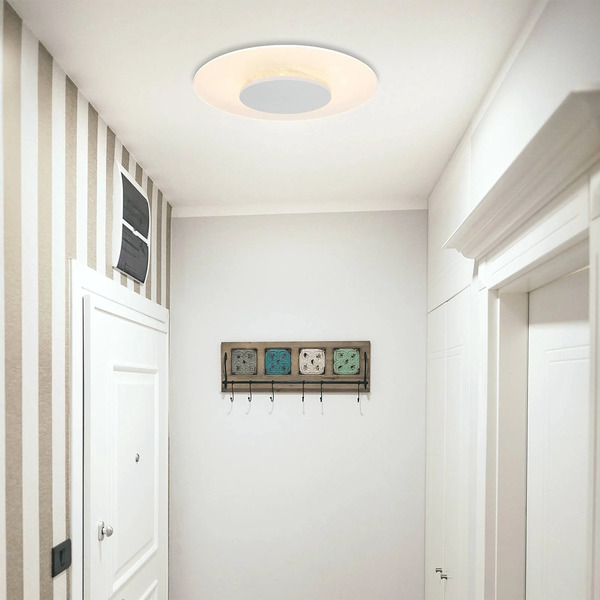  Steinhauer Steinhauer Led Ceiling Light Lido, White, ø 36cm 