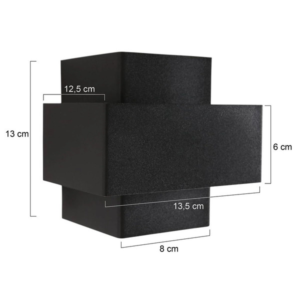  Steinhauer Steinhauer Led Wall Light Muro 3367, Black, Up/down, G9, 2,700 K 