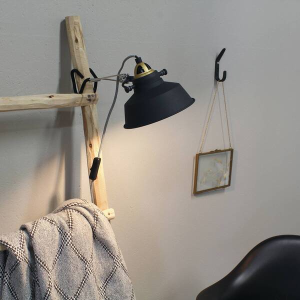  Steinhauer Steinhauer Nové Wall Light With A Plug, Black 