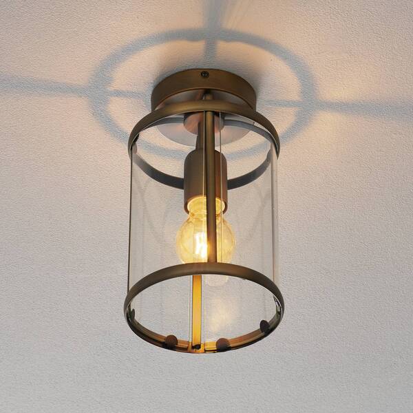  Steinhauer Steinhauer Pimpernel Ceiling Light, Bronze, Metal, Glass 