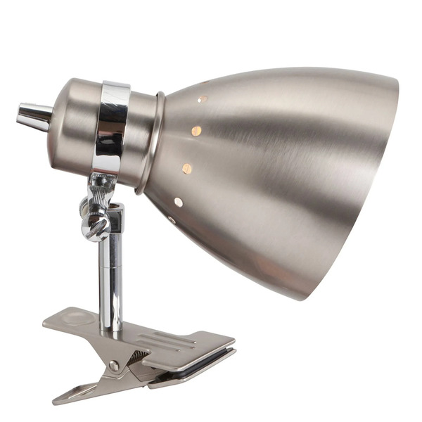  Steinhauer Steinhauer Spring Clip-on Light, Brushed Steel 